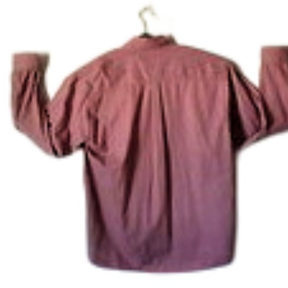 Cinch Red Plaid Button Down Shirt for Men - Picture 3 of 5